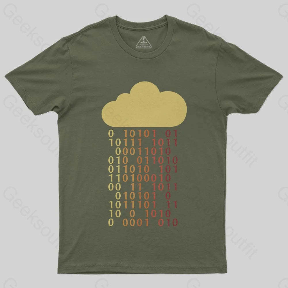 Cloud Bit Sysadmin Coding Retro T-Shirt - Geeksoutfit