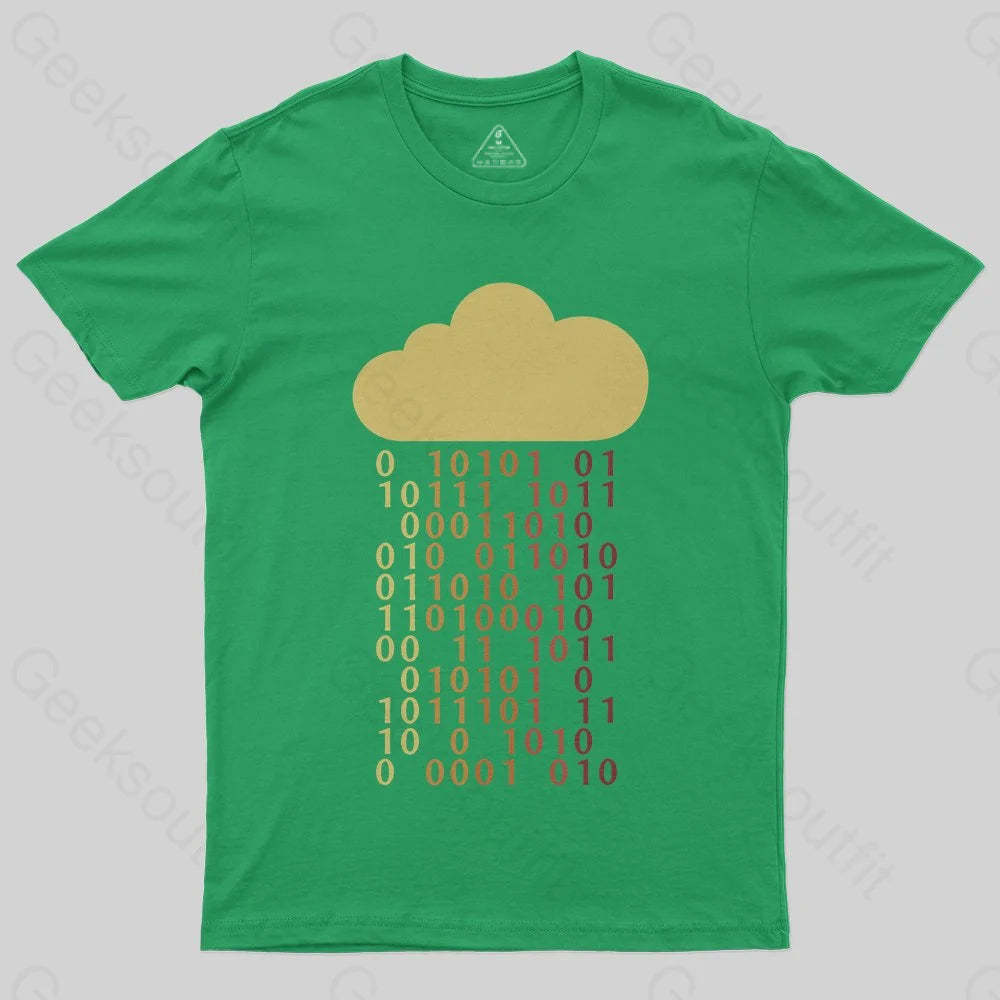 Cloud Bit Sysadmin Coding Retro T-Shirt - Geeksoutfit
