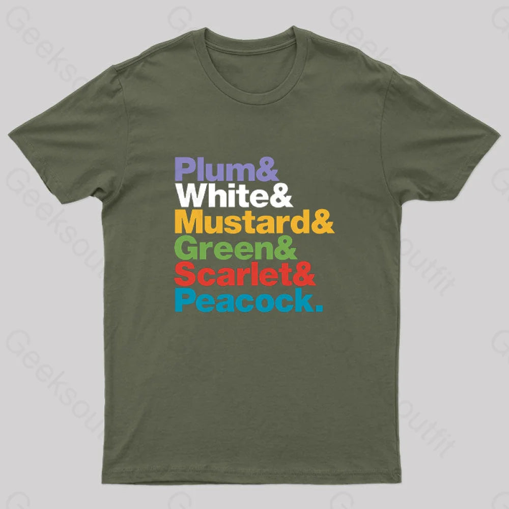 Cluevetica Nerd T-Shirt Army Green / S