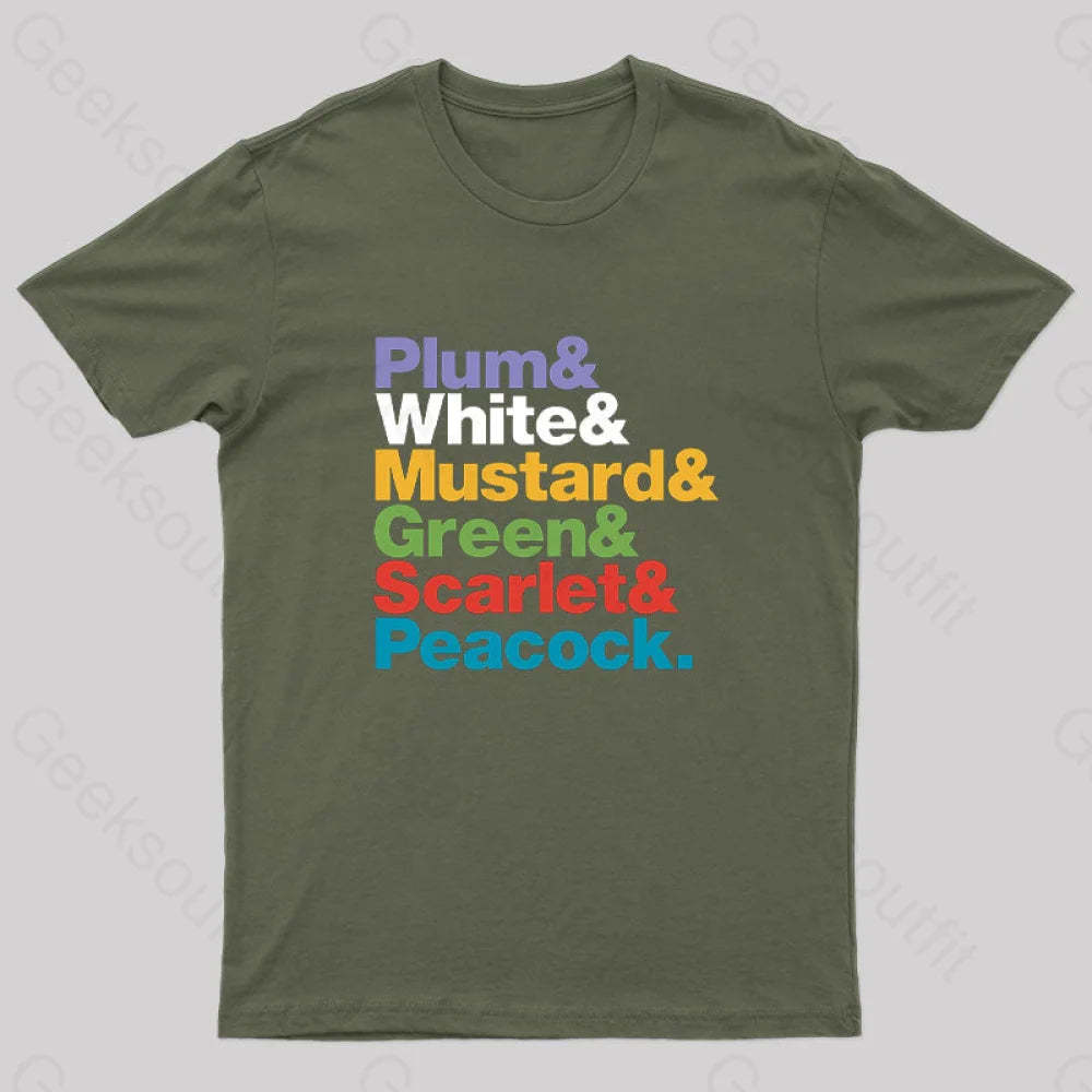 Cluevetica Nerd T-Shirt Army Green / S