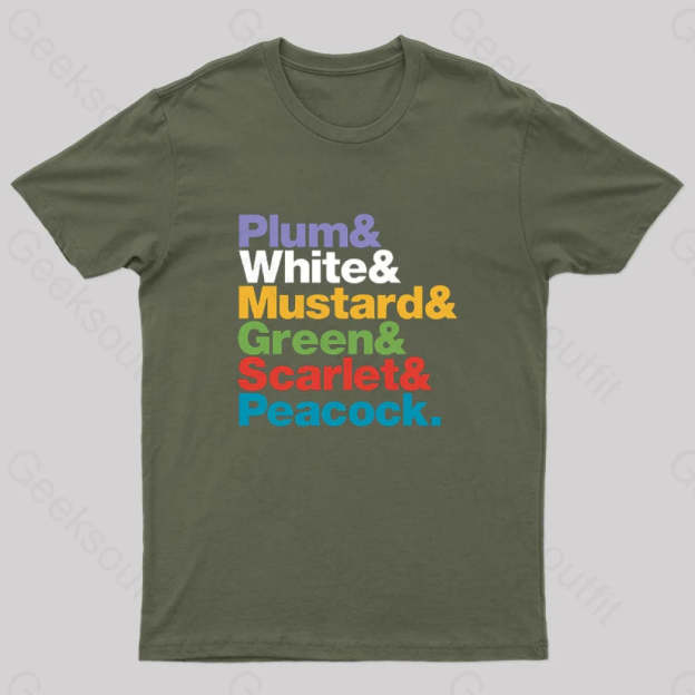 Cluevetica Nerd T-Shirt Army Green / S