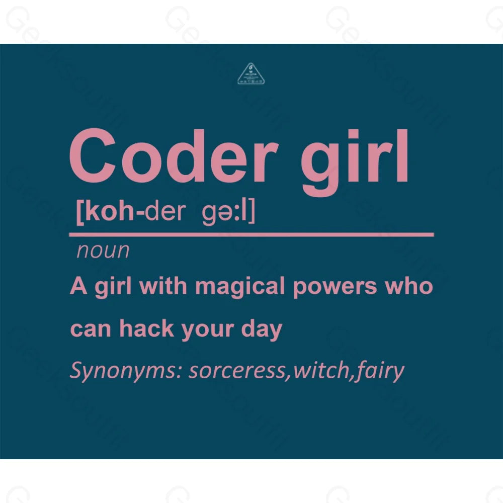 Coder Girl T-Shirt - Geeksoutfit