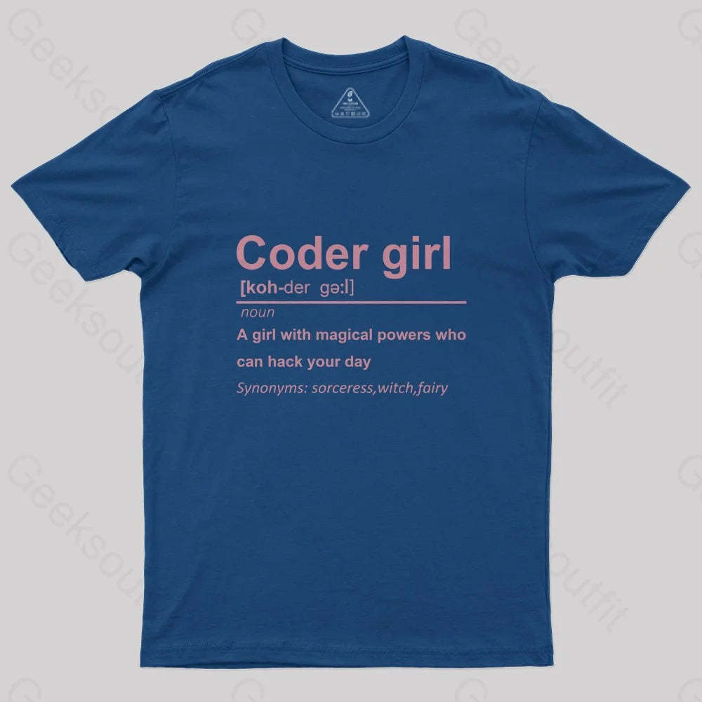 Coder Girl T-Shirt - Geeksoutfit