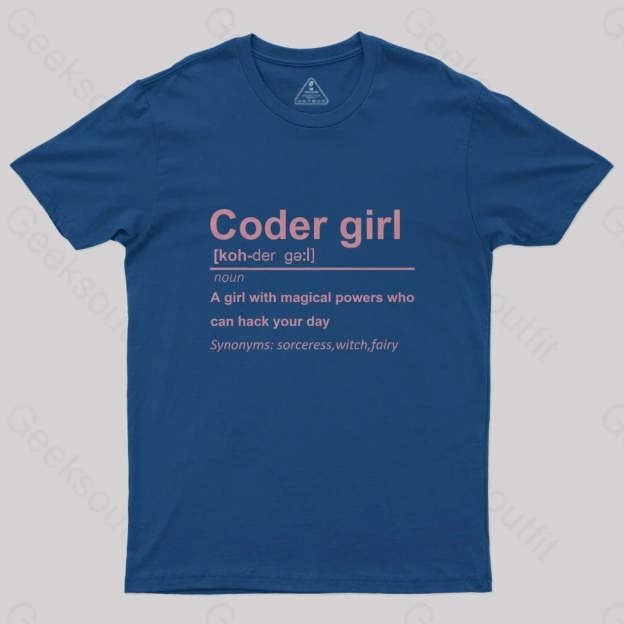 Coder Girl T-Shirt - Geeksoutfit