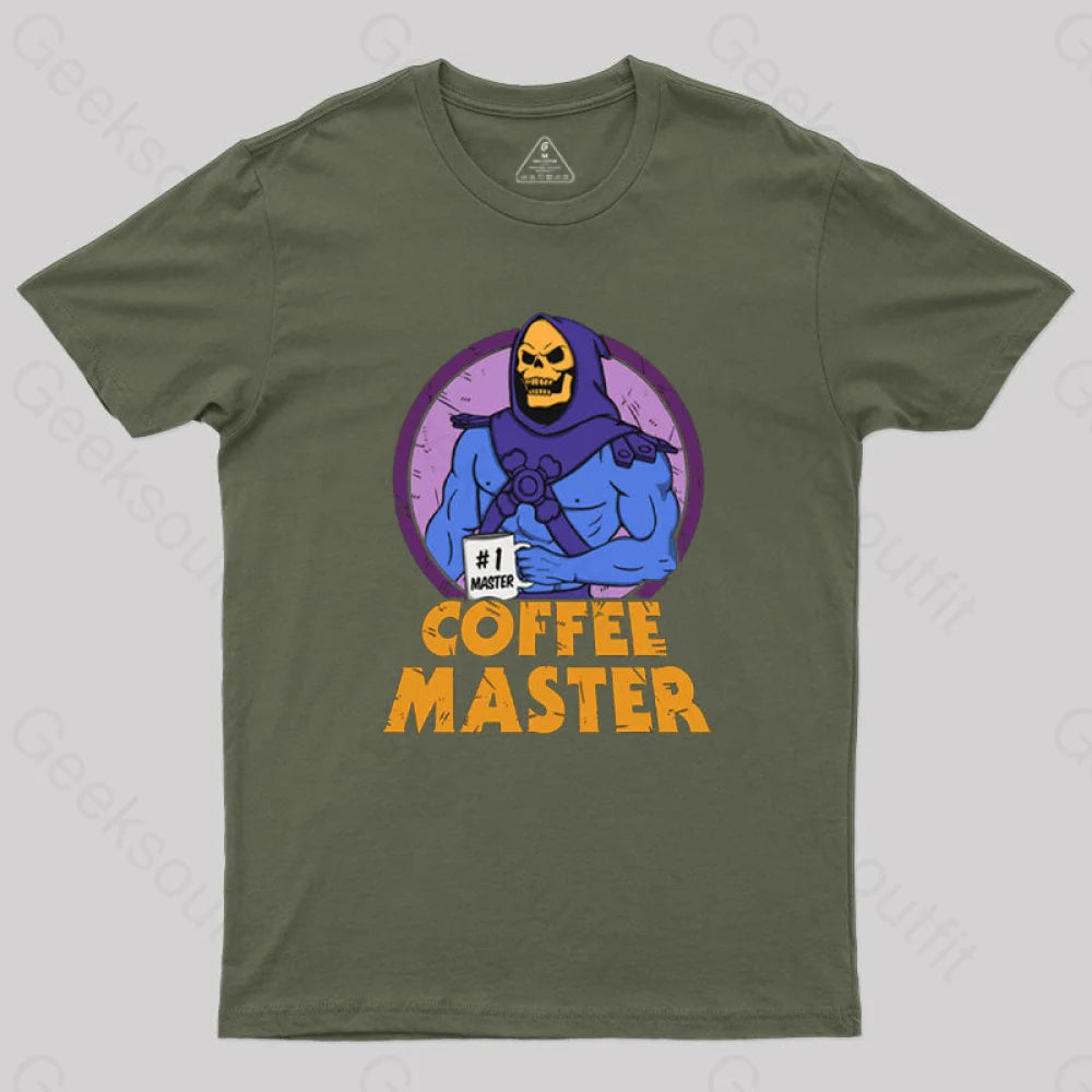 Coffee Master T-Shirt Army Green / S