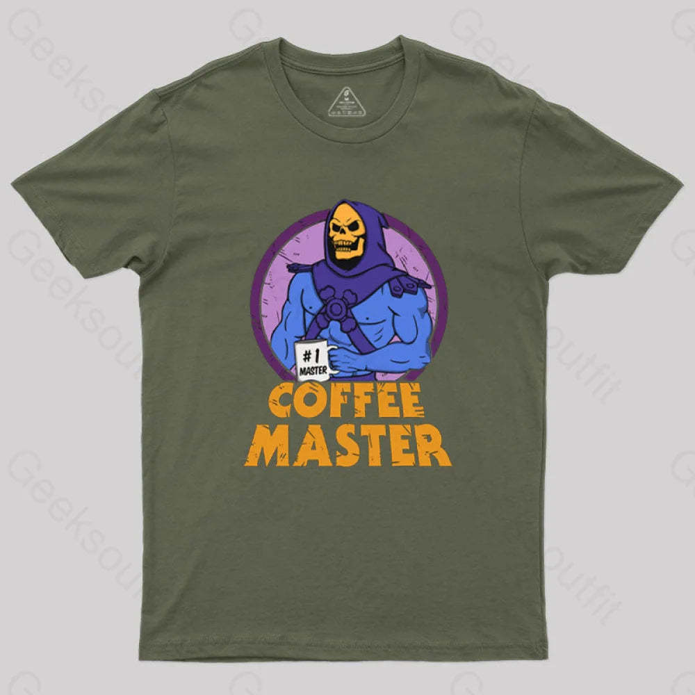 Coffee Master T-Shirt Army Green / S