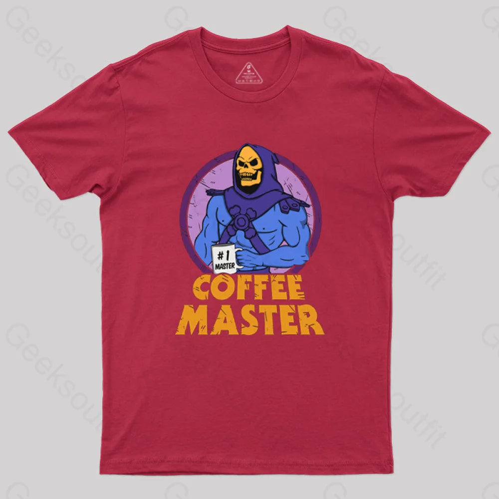 Coffee Master T-Shirt Red / S