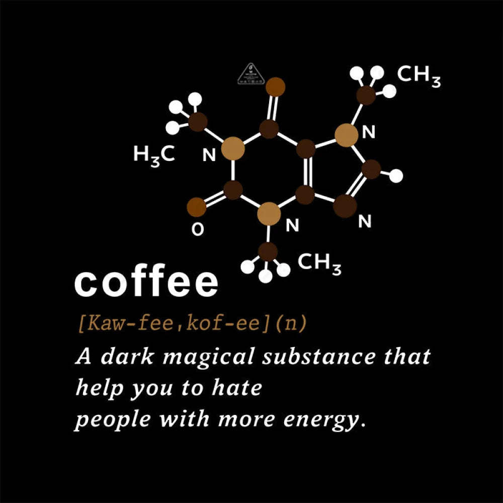 Coffee Molecular Formula T-Shirt Yc
