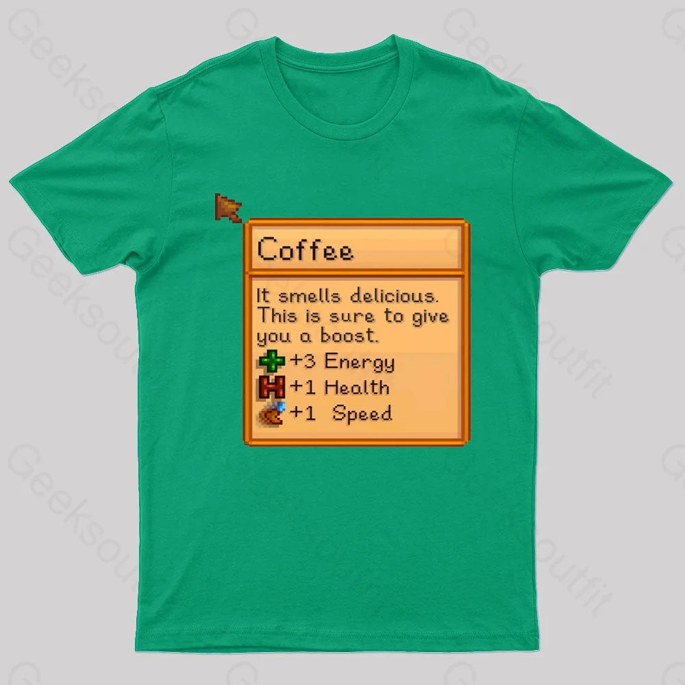 Coffee Nerd T-Shirt Green / S