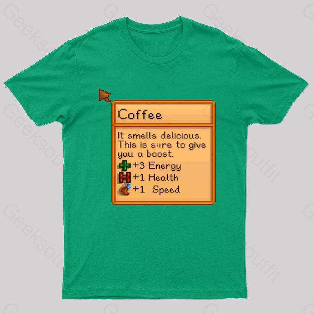 Coffee Nerd T-Shirt Green / S