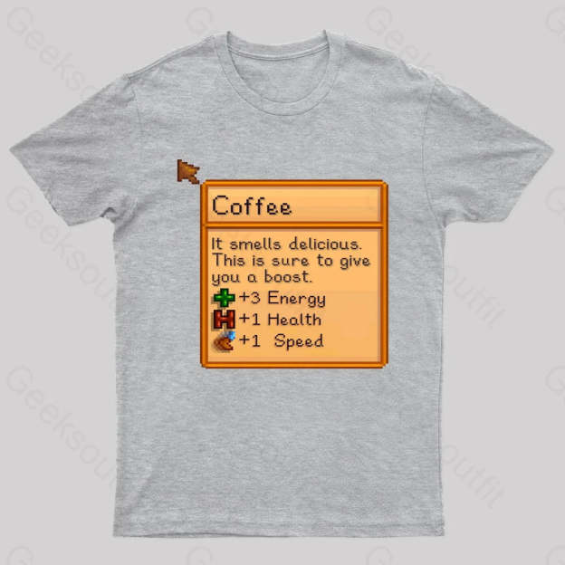 Coffee Nerd T-Shirt Grey / S