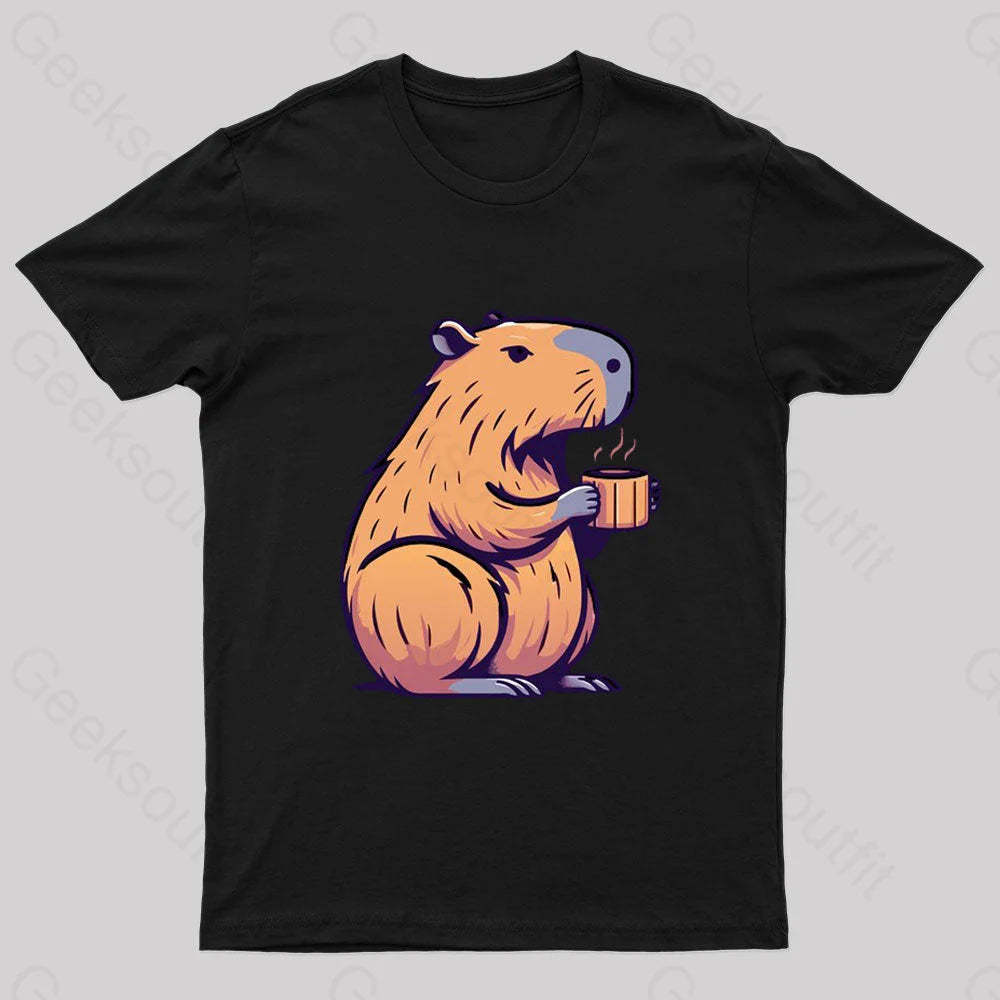 Coffeebara Geek T-Shirt Black / S