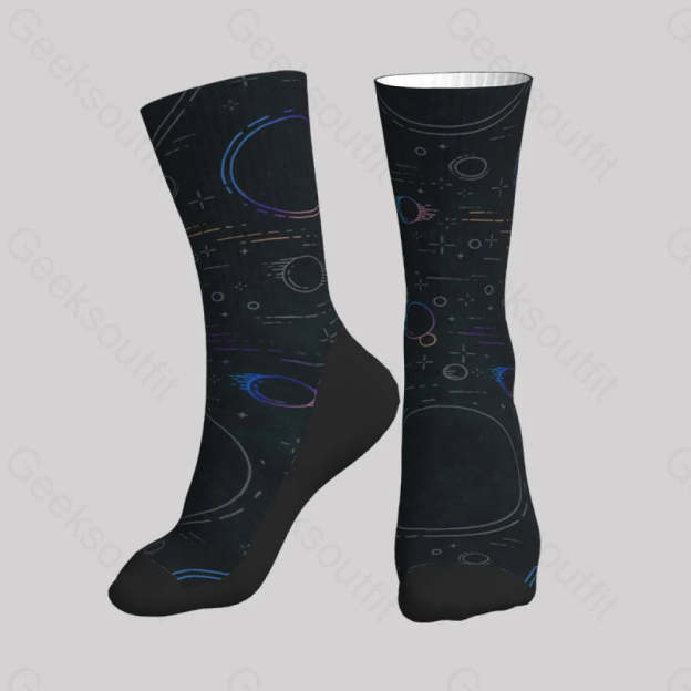 Colorful Planet Men’s Socks