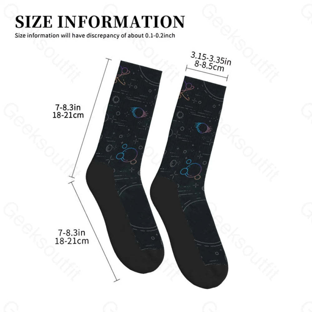 Colorful Planet Men’s Socks