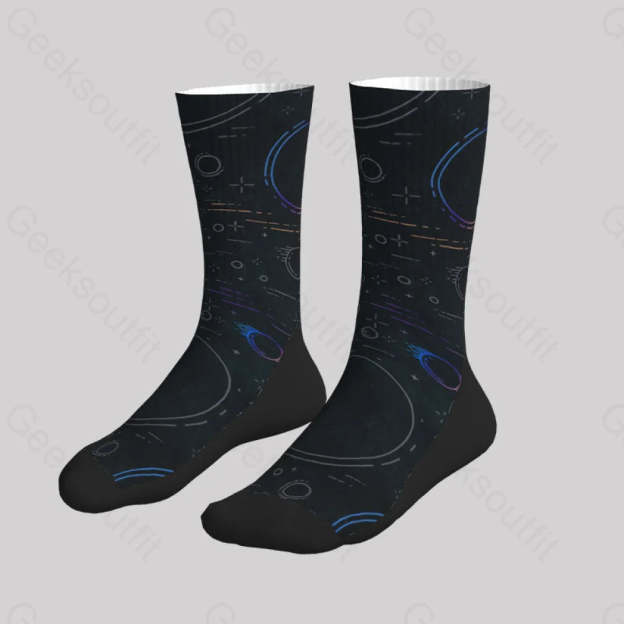 Colorful Planet Men’s Socks Sks053