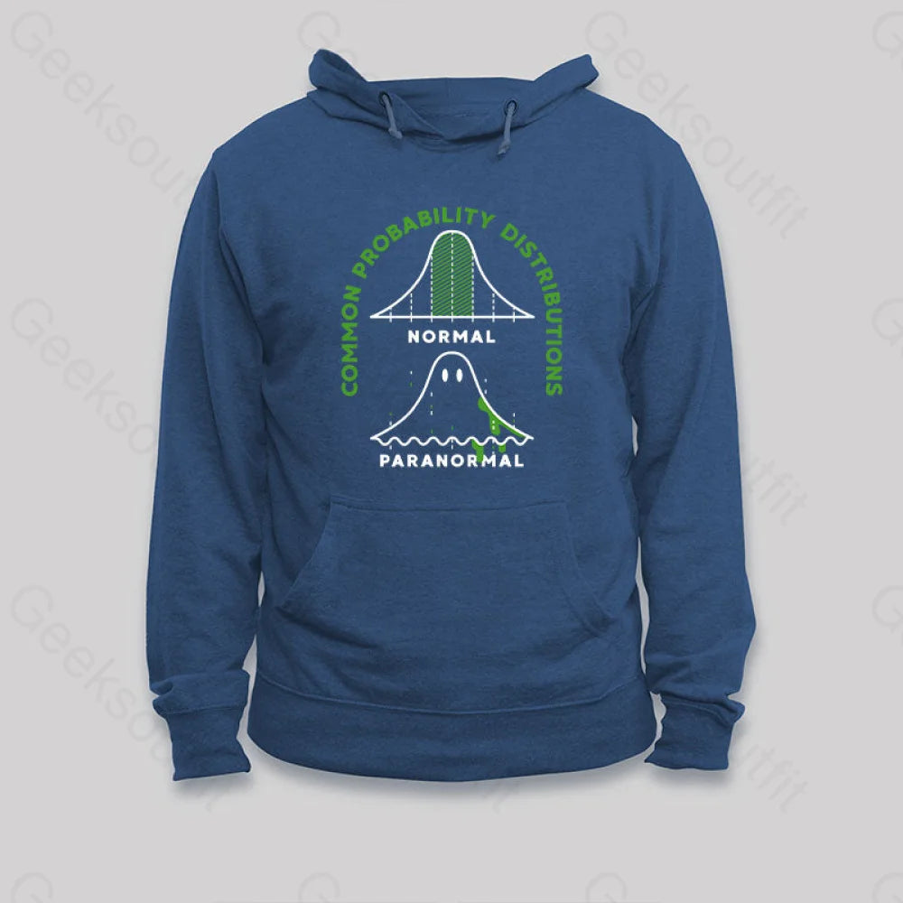 Common Probability Distrubutions Hoodie Dark Blue / S