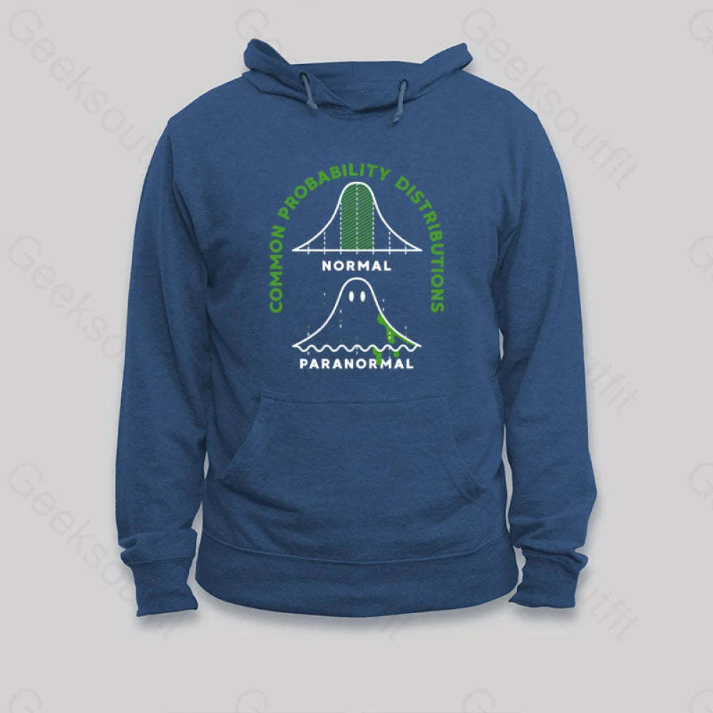 Common Probability Distrubutions Hoodie Dark Blue / S
