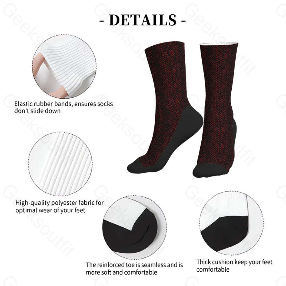 Cool Dragon Scales Men’s Socks