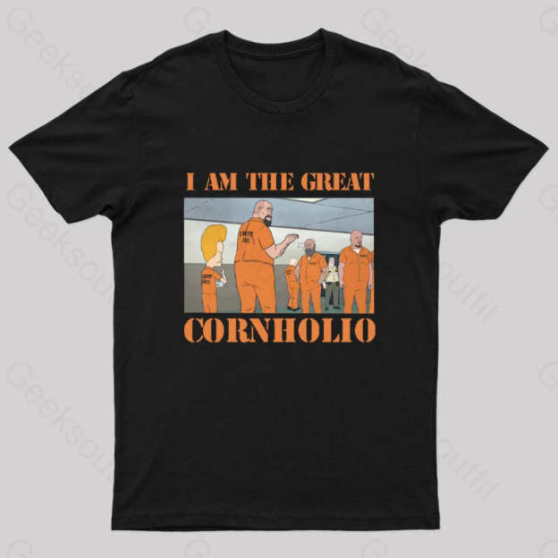 Cornholio Nerd T-Shirt Black / S