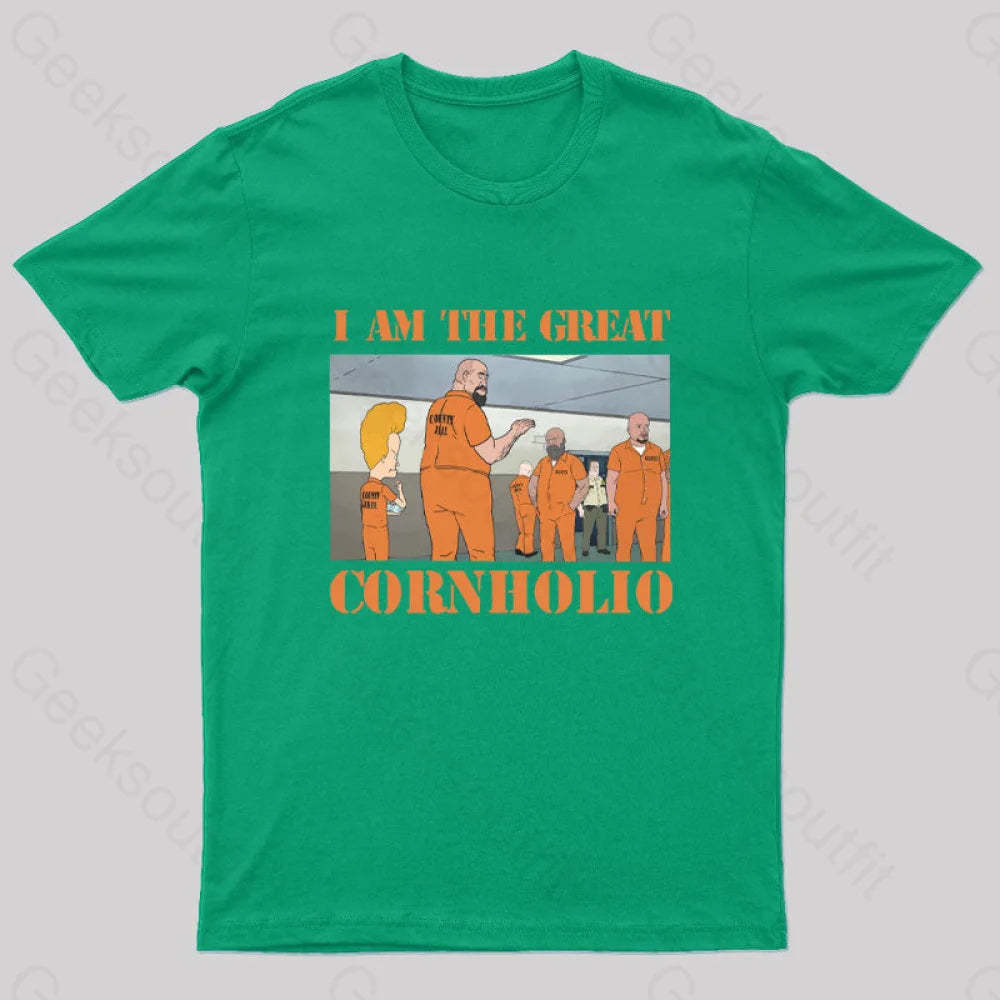 Cornholio Nerd T-Shirt Green / S