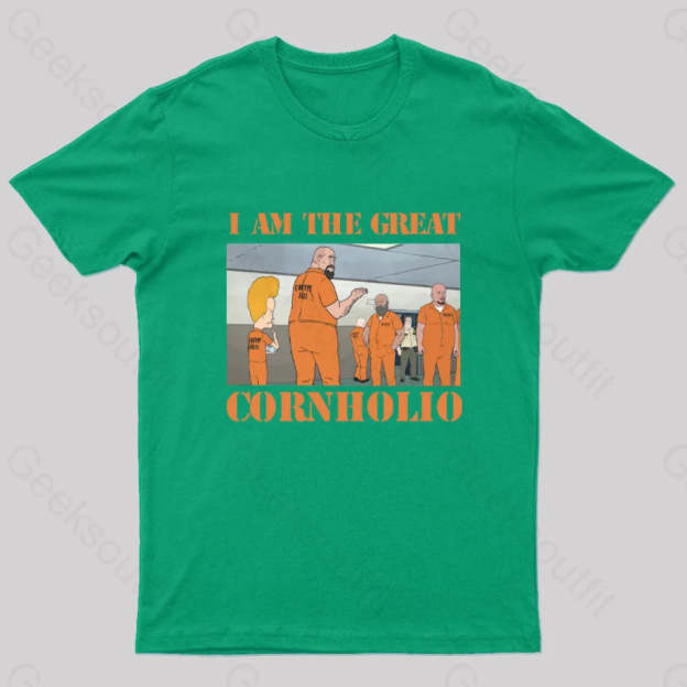 Cornholio Nerd T-Shirt Green / S