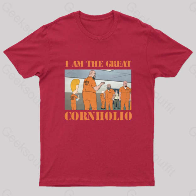 Cornholio Nerd T-Shirt Red / S