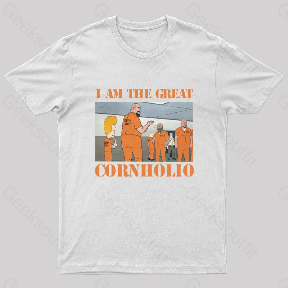 Cornholio Nerd T-Shirt White / S