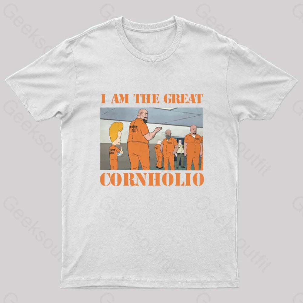 Cornholio Nerd T-Shirt White / S
