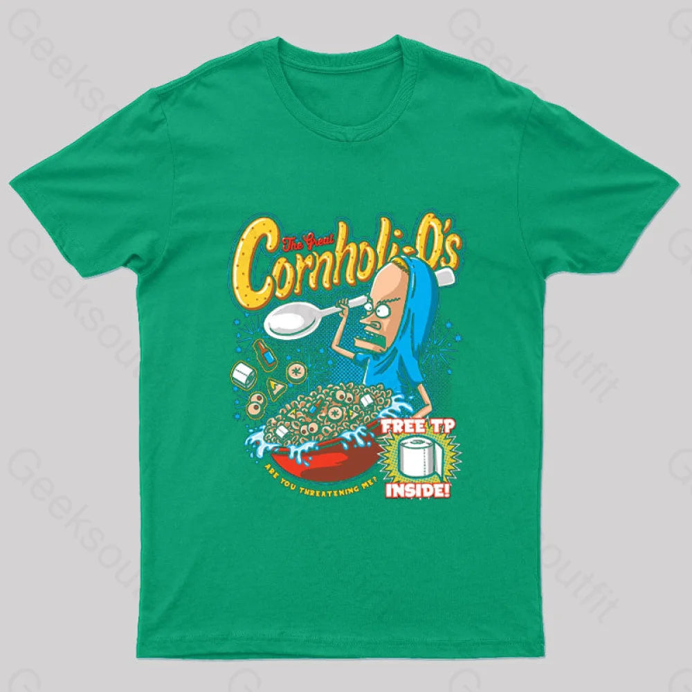 Cornholio’s Geek T-Shirt Green / S