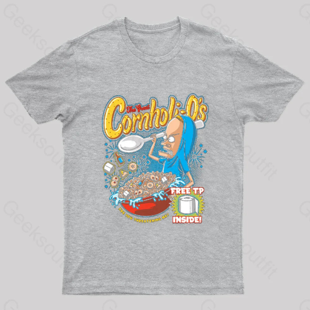 Cornholio’s Geek T-Shirt Grey / S