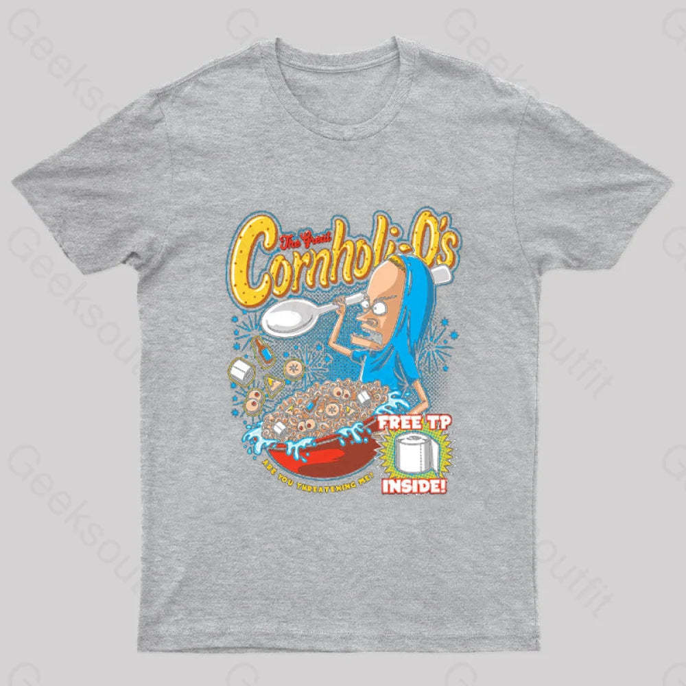 Cornholio’s Geek T-Shirt Grey / S