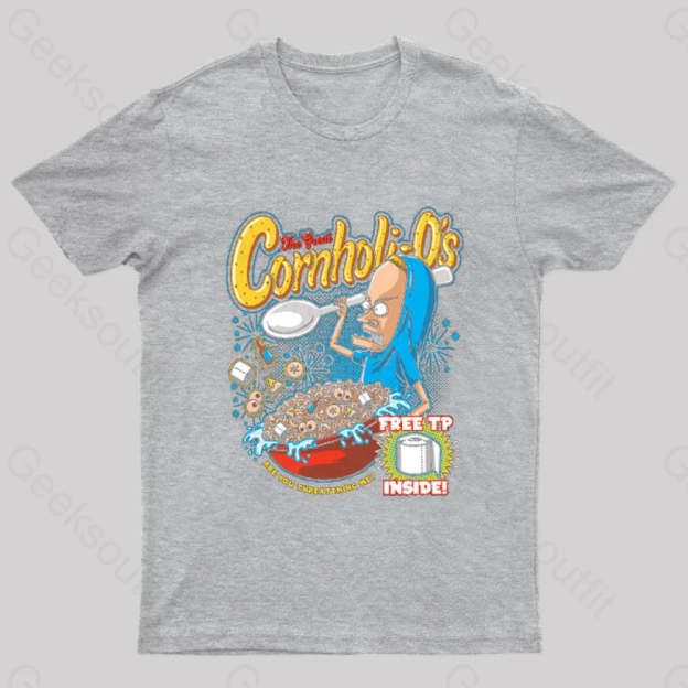 Cornholio’s Geek T-Shirt Grey / S