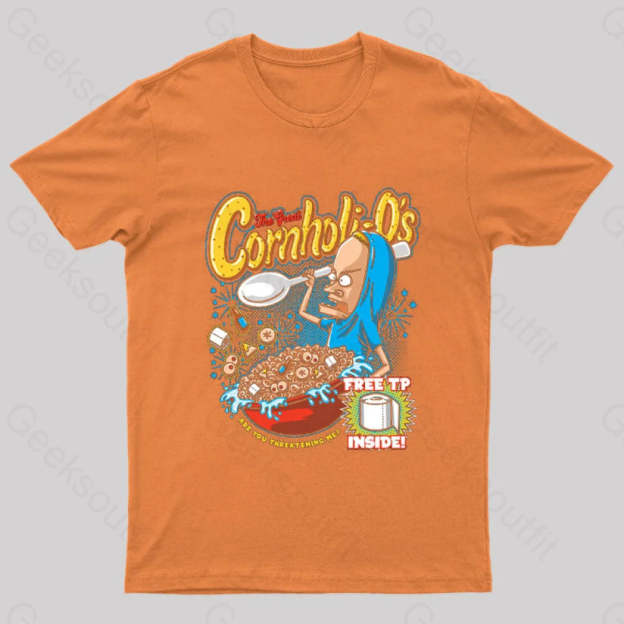 Cornholio’s Geek T-Shirt Orange / S