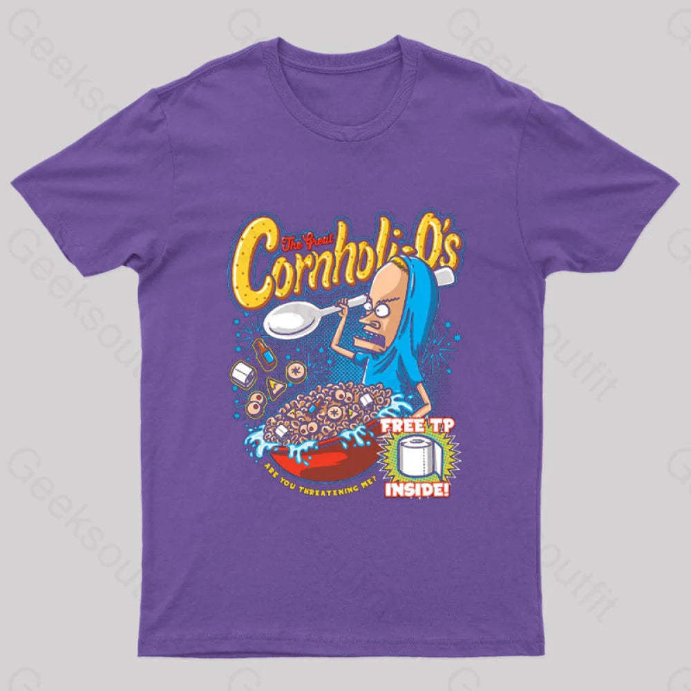 Cornholio’s Geek T-Shirt Purple / S