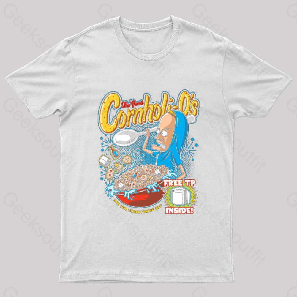 Cornholio’s Geek T-Shirt White / S