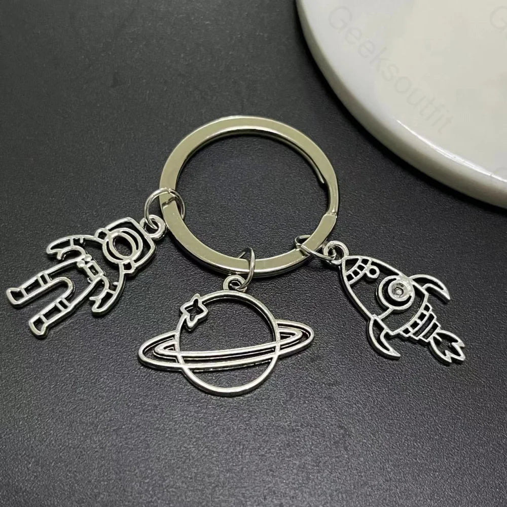 Cosmic Interstellar Travel Keychain