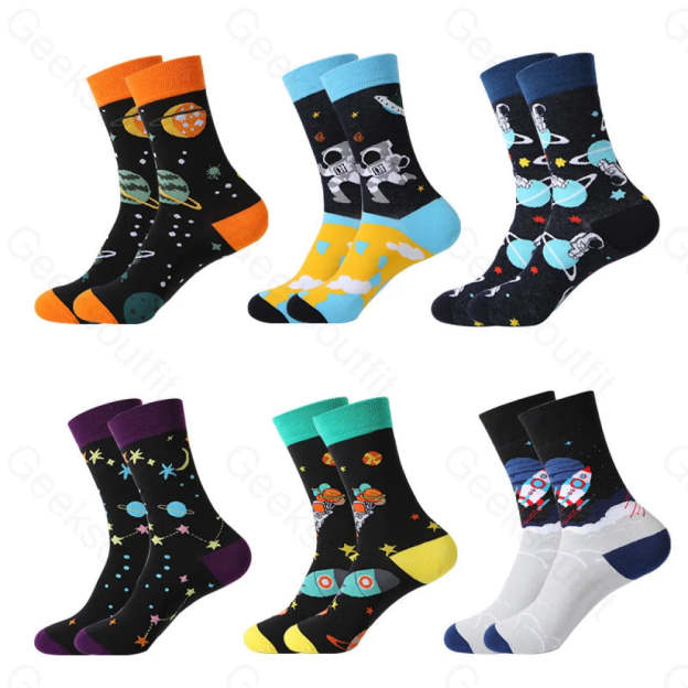 Cosmic Spaceman Men’s Socks