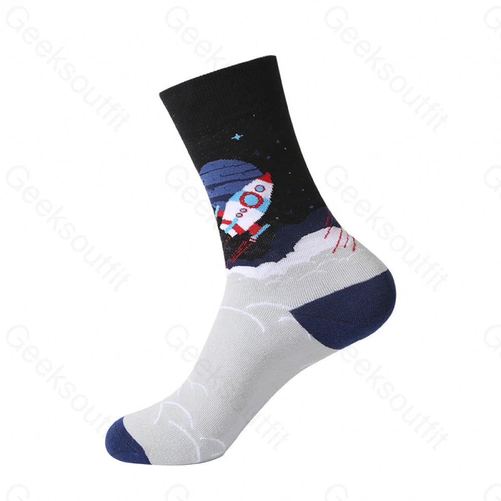 Cosmic Spaceman Men’s Socks