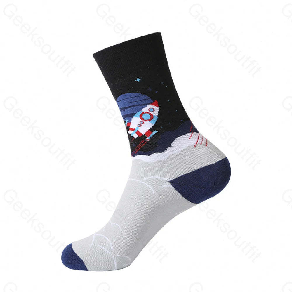 Cosmic Spaceman Men’s Socks
