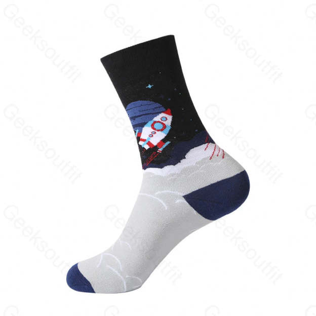 Cosmic Spaceman Men’s Socks