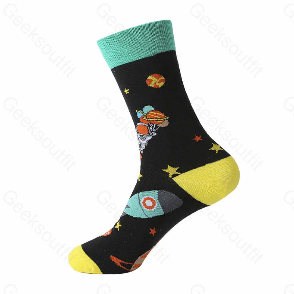 Cosmic Spaceman Men’s Socks