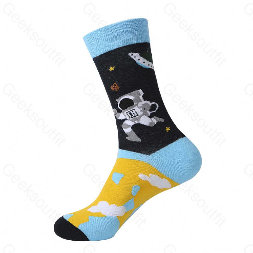 Cosmic Spaceman Men’s Socks
