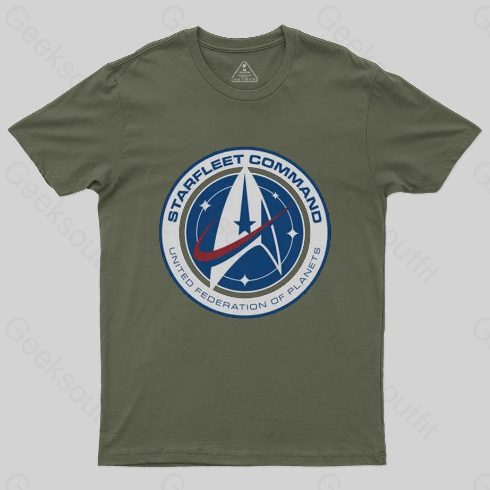 Star Trek Discovery Starfleet Command T-Shirt - Geeksoutfit