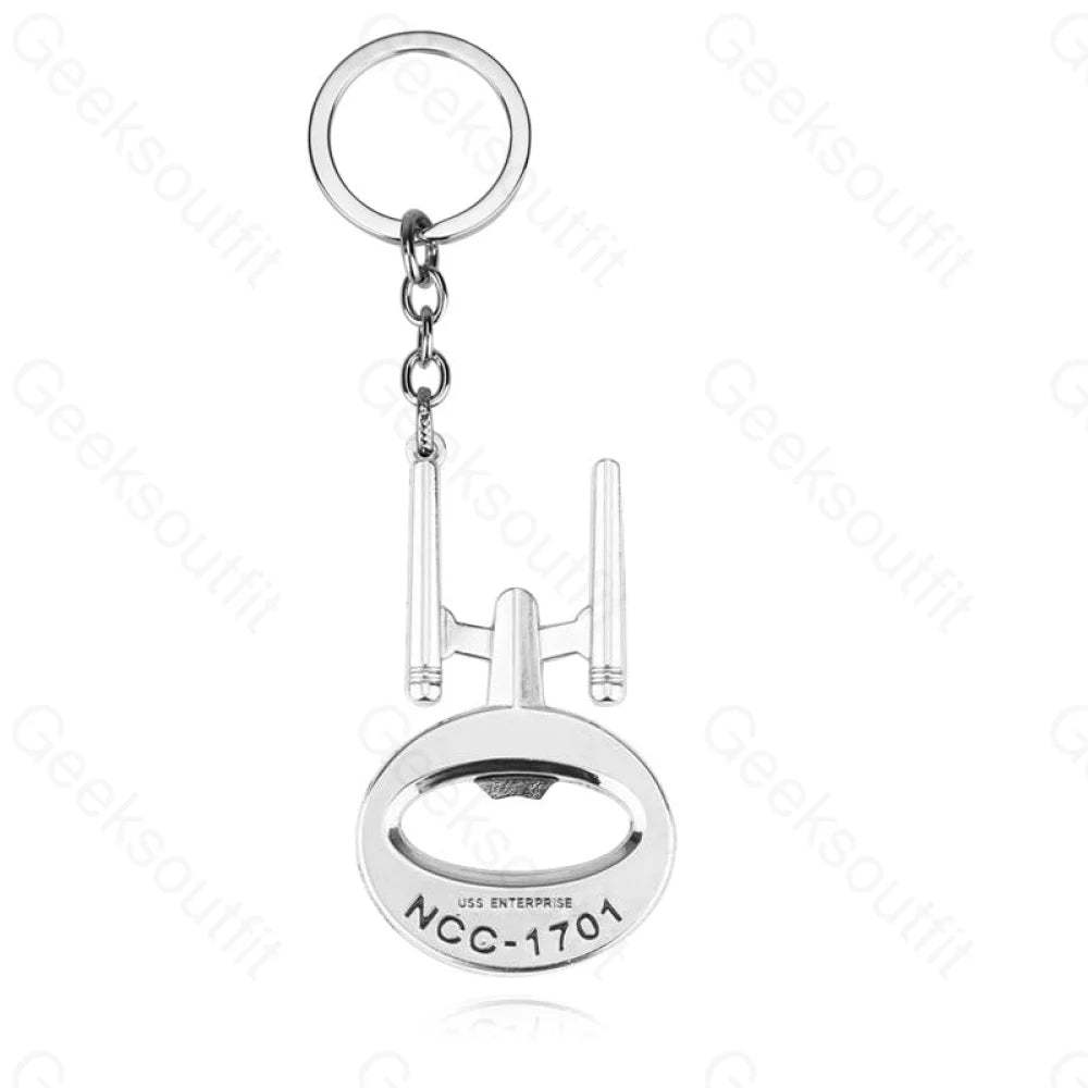 Cosmic Voyage Keychain K106 Silver