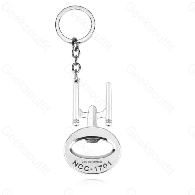 Cosmic Voyage Keychain K106 Silver