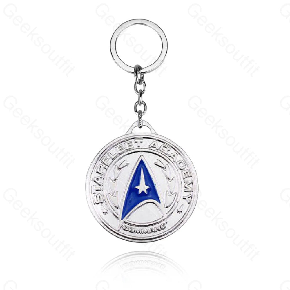 Cosmic Voyage Keychain K336 Silver