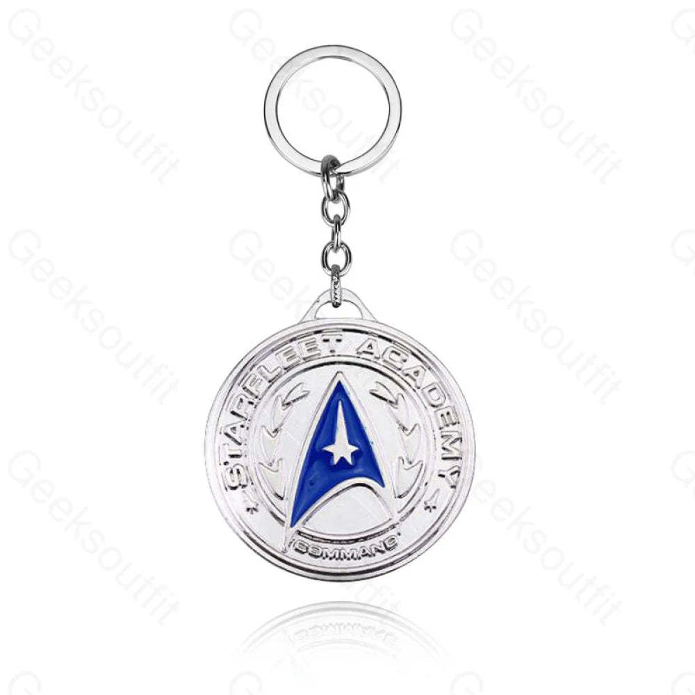 Cosmic Voyage Keychain K336 Silver