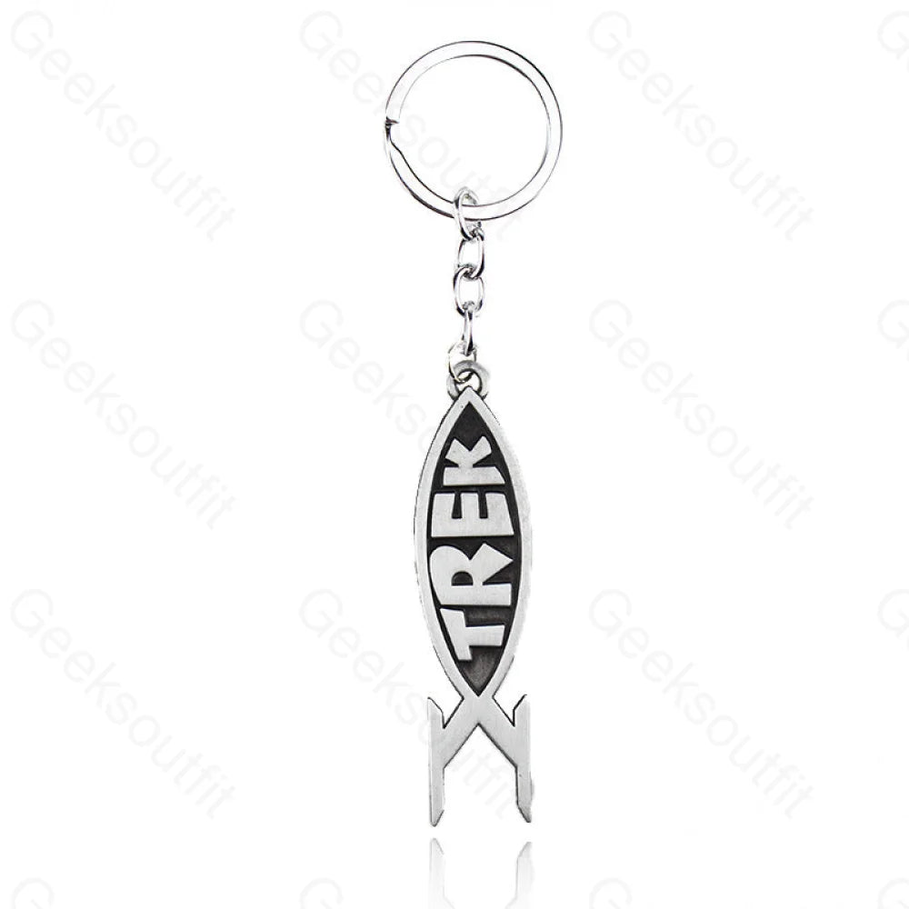 Cosmic Voyage Keychain K405 Silver