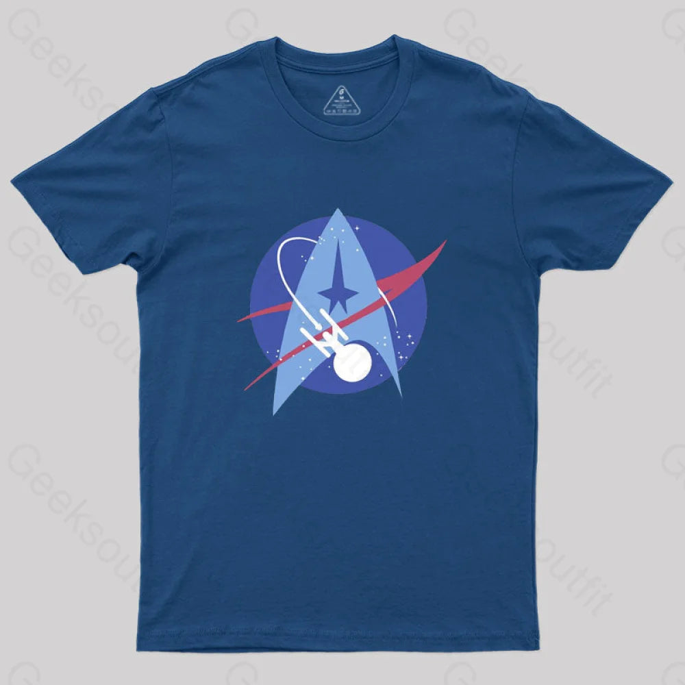 Cosmic Voyage Nasa T-Shirt Navy / S
