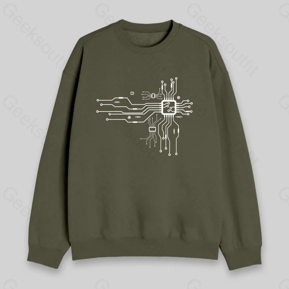 CPU Heart Sweatshirt - Geeksoutfit